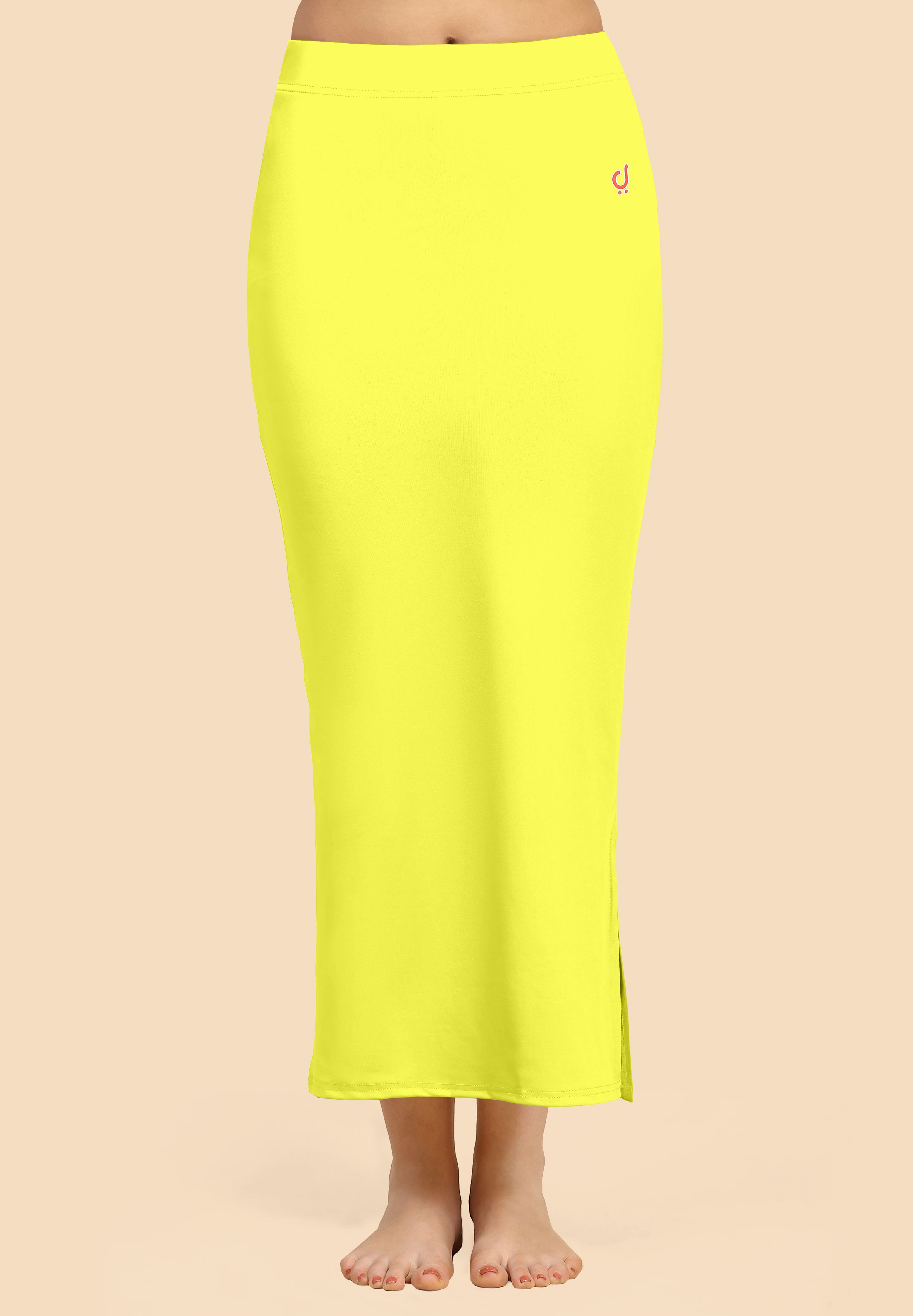 Trendmalls New.P02-Yellow Lycra Blend Petticoat-picture-38