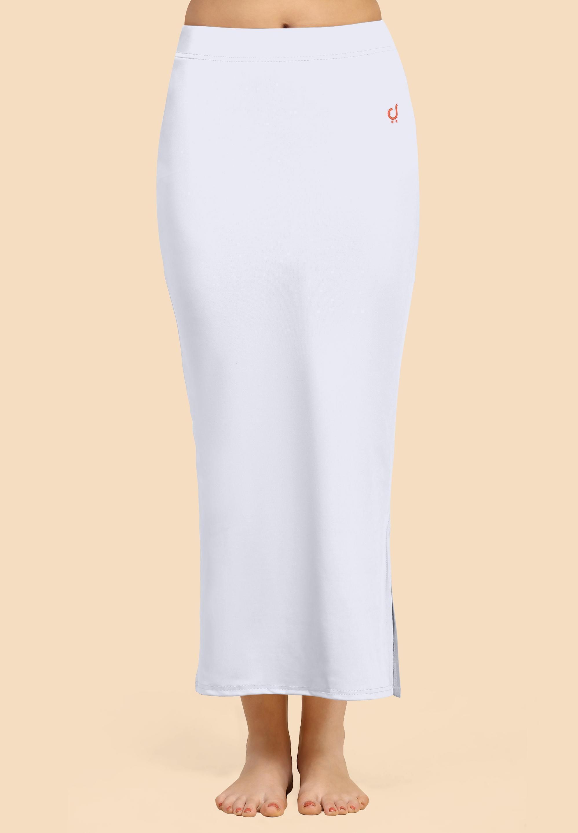 Trendmalls New.P02-White Lycra Blend Petticoat-picture-30