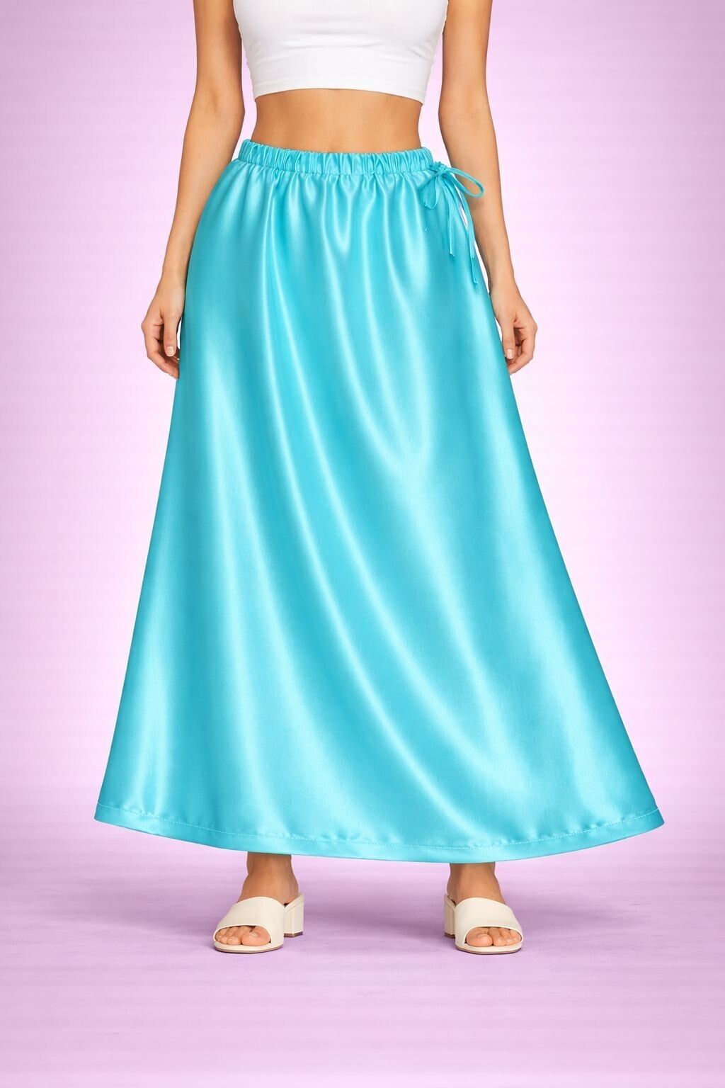 D R FAB TEX SPSB Poly Satin Petticoat-image-36