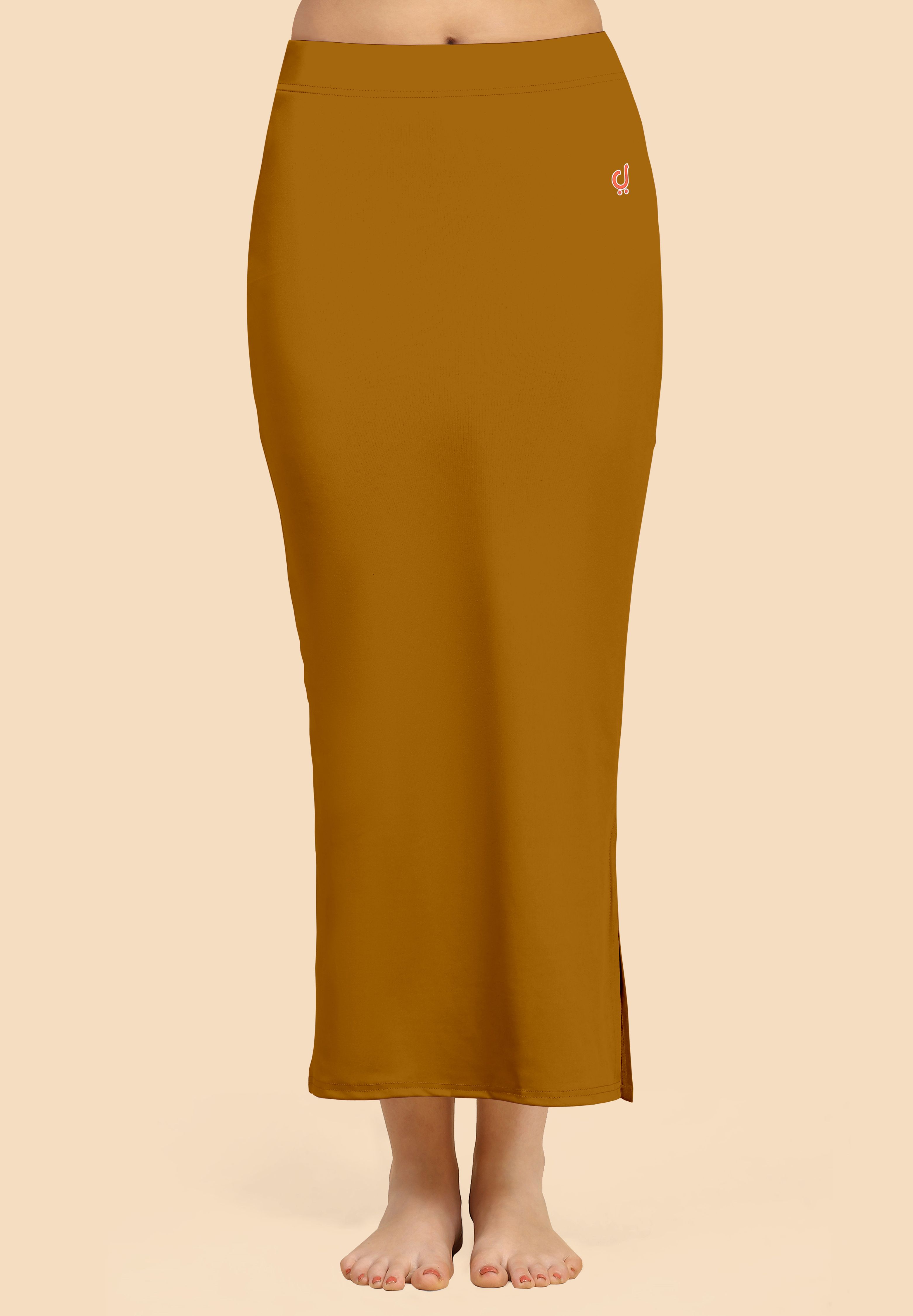 Trendmalls New.P02-Brown Lycra Blend Petticoat-picture-15