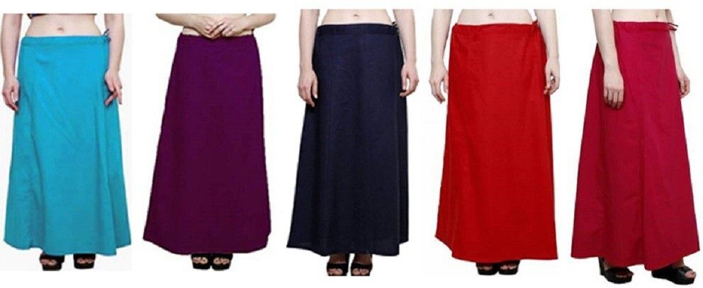 Gugaliya FIROZI,JAMUNI,NAVY BLU,.RED,RANI Pure Cotton Petticoat-image-19