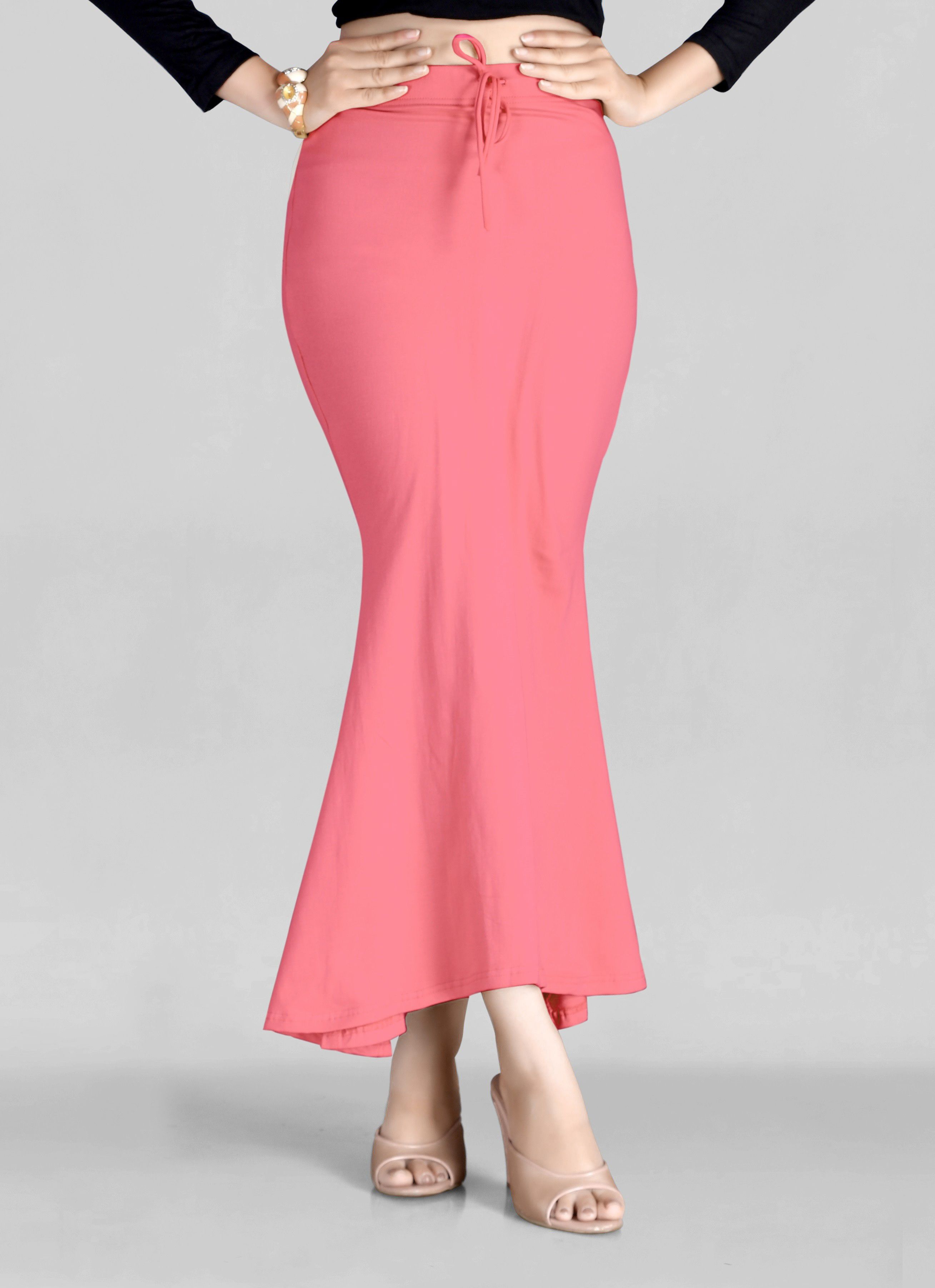 VEMEZ Slim Saree Shapewear Lycra Blend Petticoat-picture-25