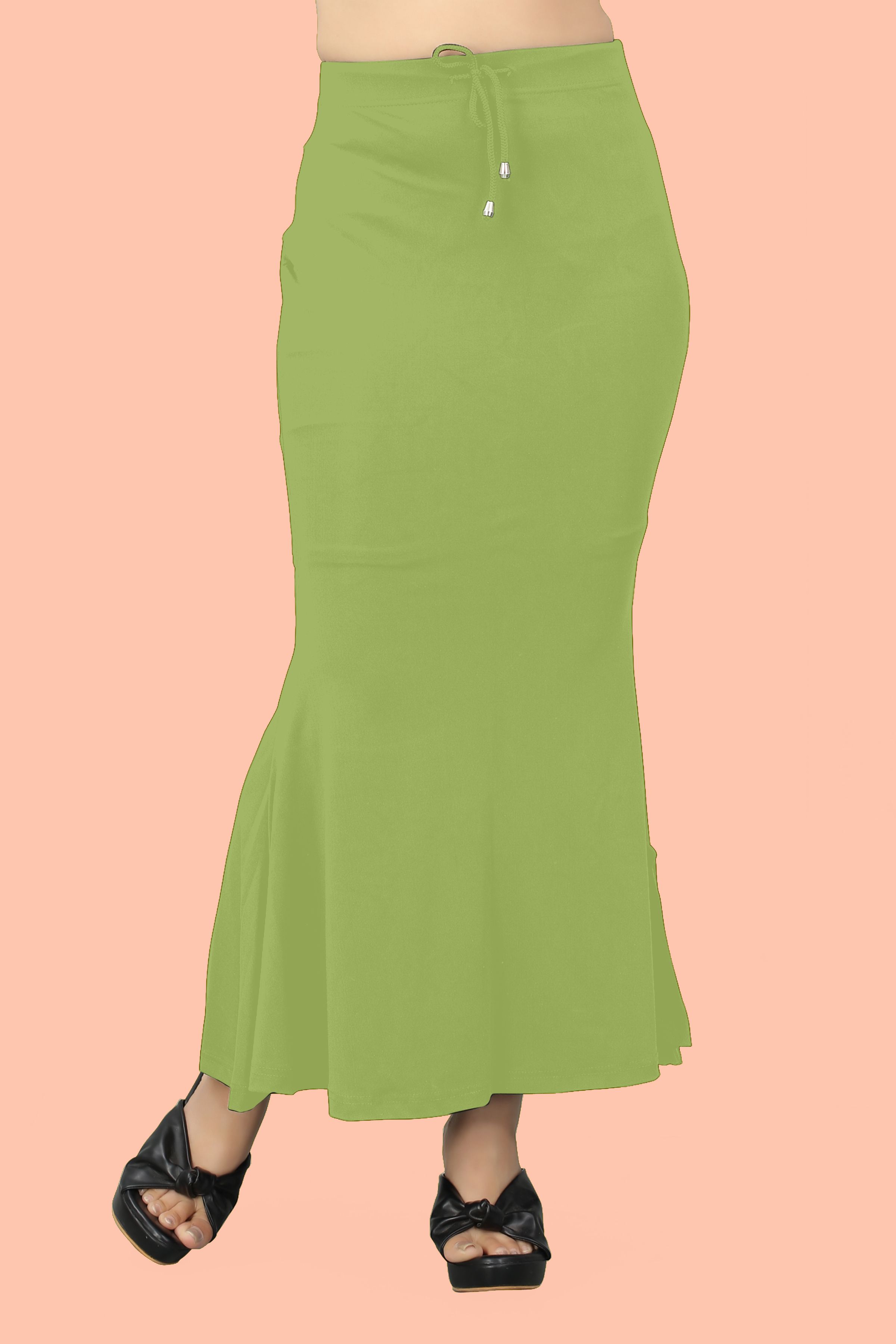 Ozberk Creation B.L.U__Fish_Pista_S_Saree Shapewear shapewear petticoat For saree Lycra Blend Petticoat-image-30