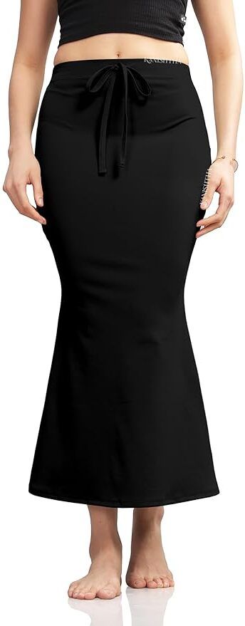 KERMIT Fiscut_01_Black_XL_ shapewear petticoat For Women Lycra Blend Petticoat-image-31