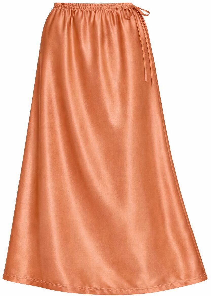 D R FAB TEX PETTICOAT SHAPEWEAR Poly Satin Petticoat-image-39