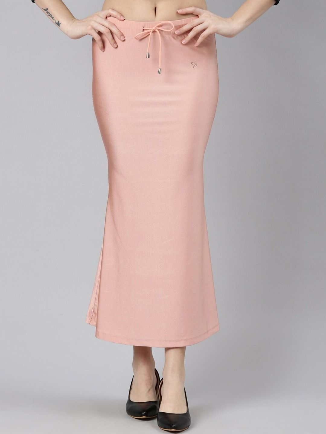TWIN BIRDS 1191 - Pink Champagne Nylon Blend Petticoat-image-1