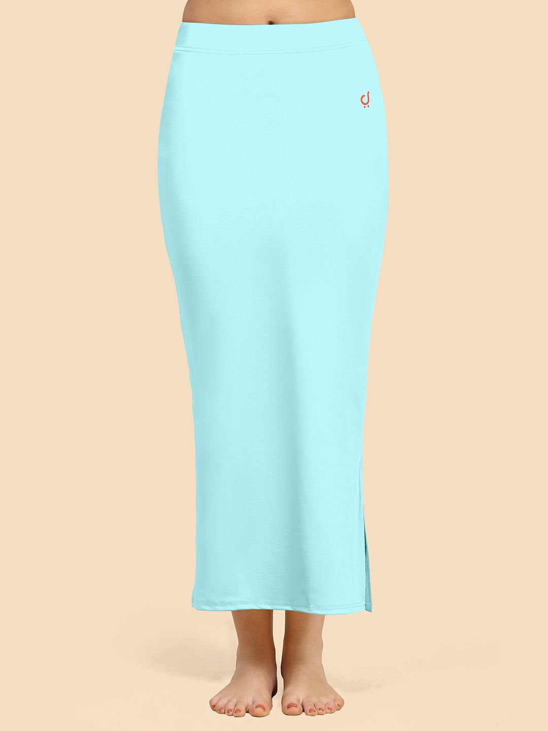 Trendmalls New.P02-LightAqua Lycra Blend Petticoat-picture-31