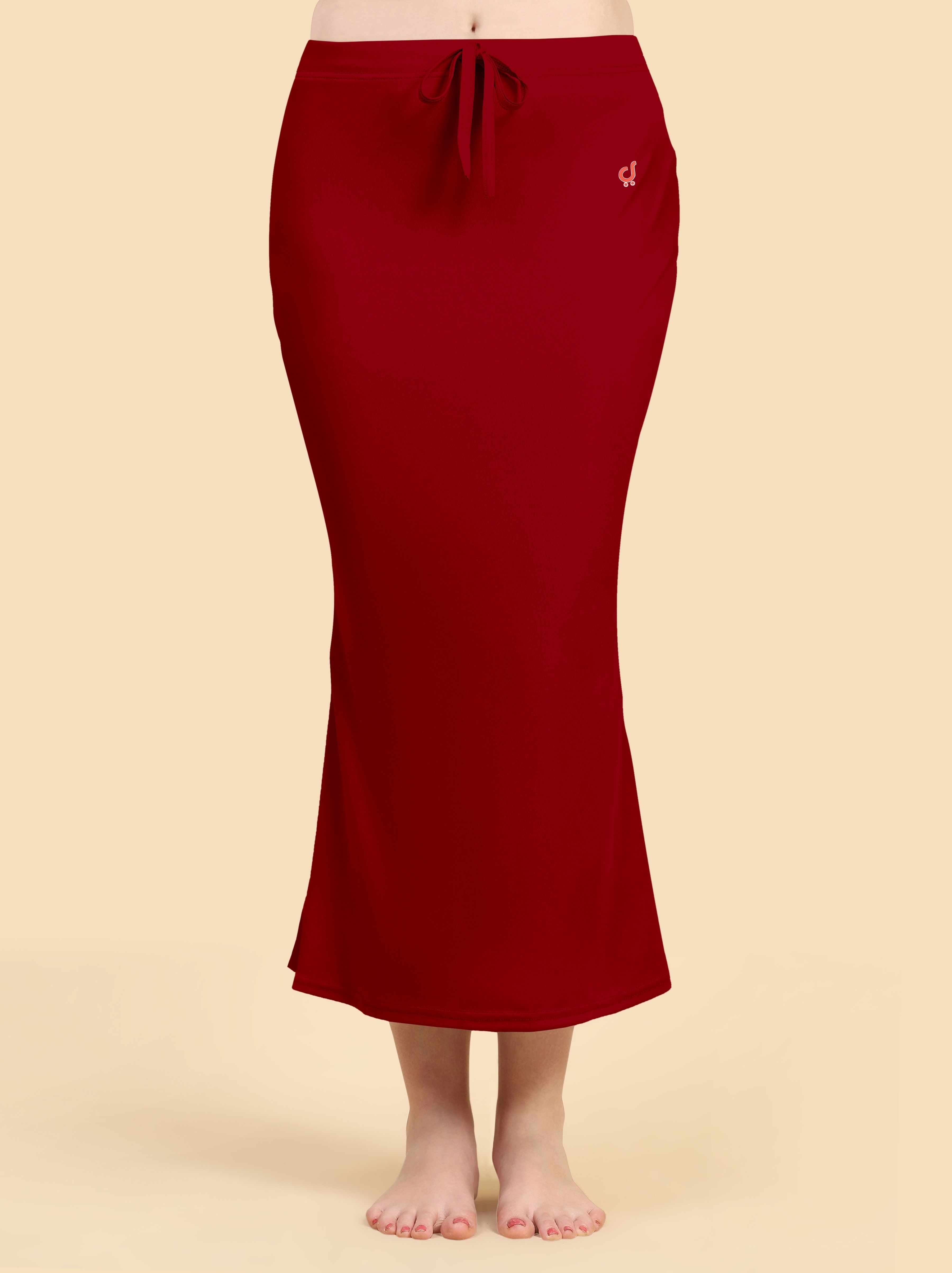 Trendmalls New.P01-Red-XL Lycra Blend Petticoat-picture-33