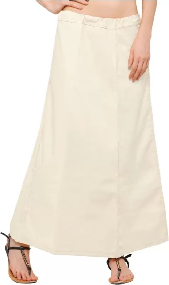 nii fashion Cream colour cotton petticoat for women latest design Pure Cotton Petticoat-image-44