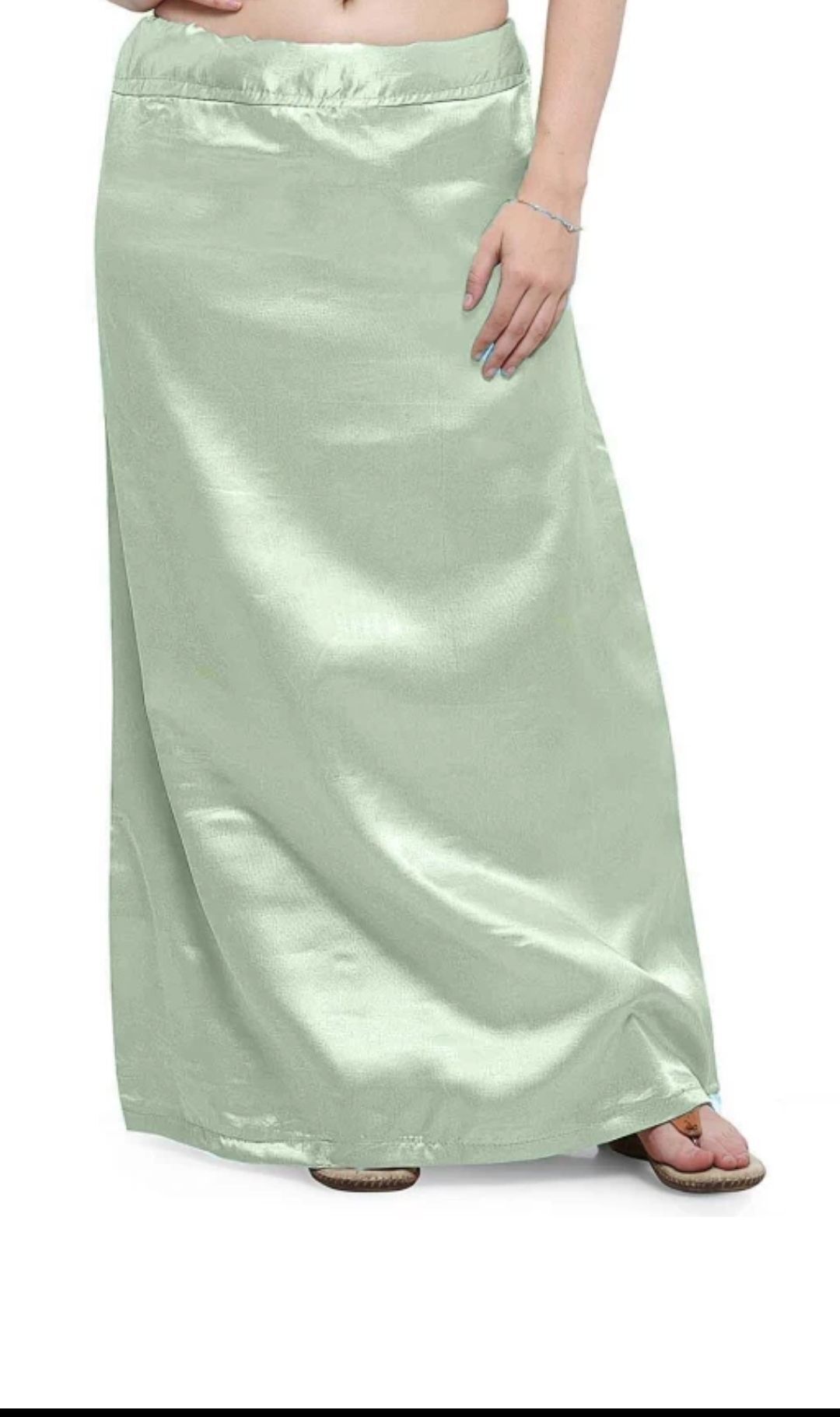 SHM fashion Dhani satin blend P Satin Blend Petticoat-image-6
