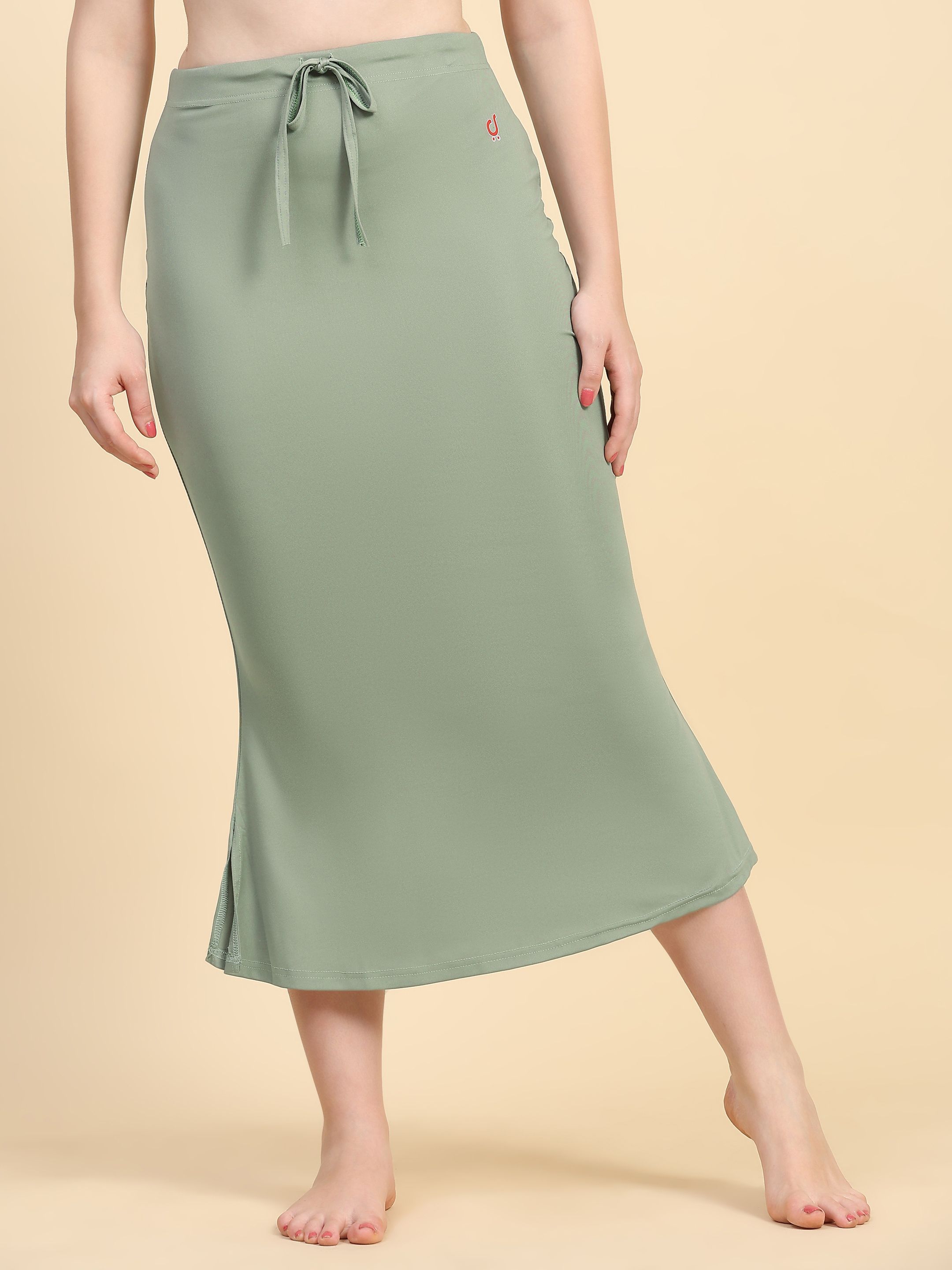 Trendmalls New.P01-SteelGreen Lycra Blend Petticoat-picture-39