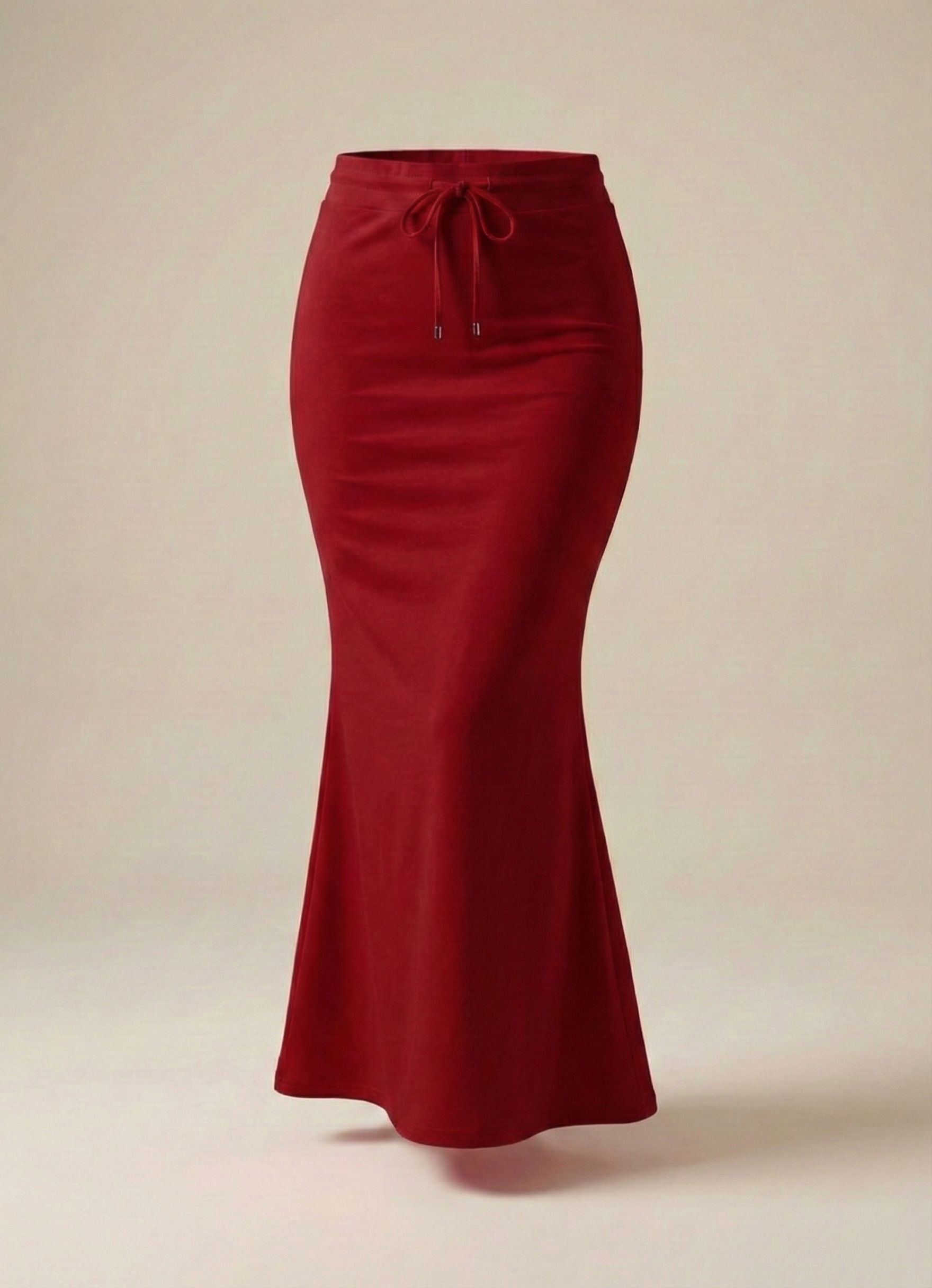 SHAYONAM FISH MAROON XL STYLE Lycra Blend Petticoat-image-2