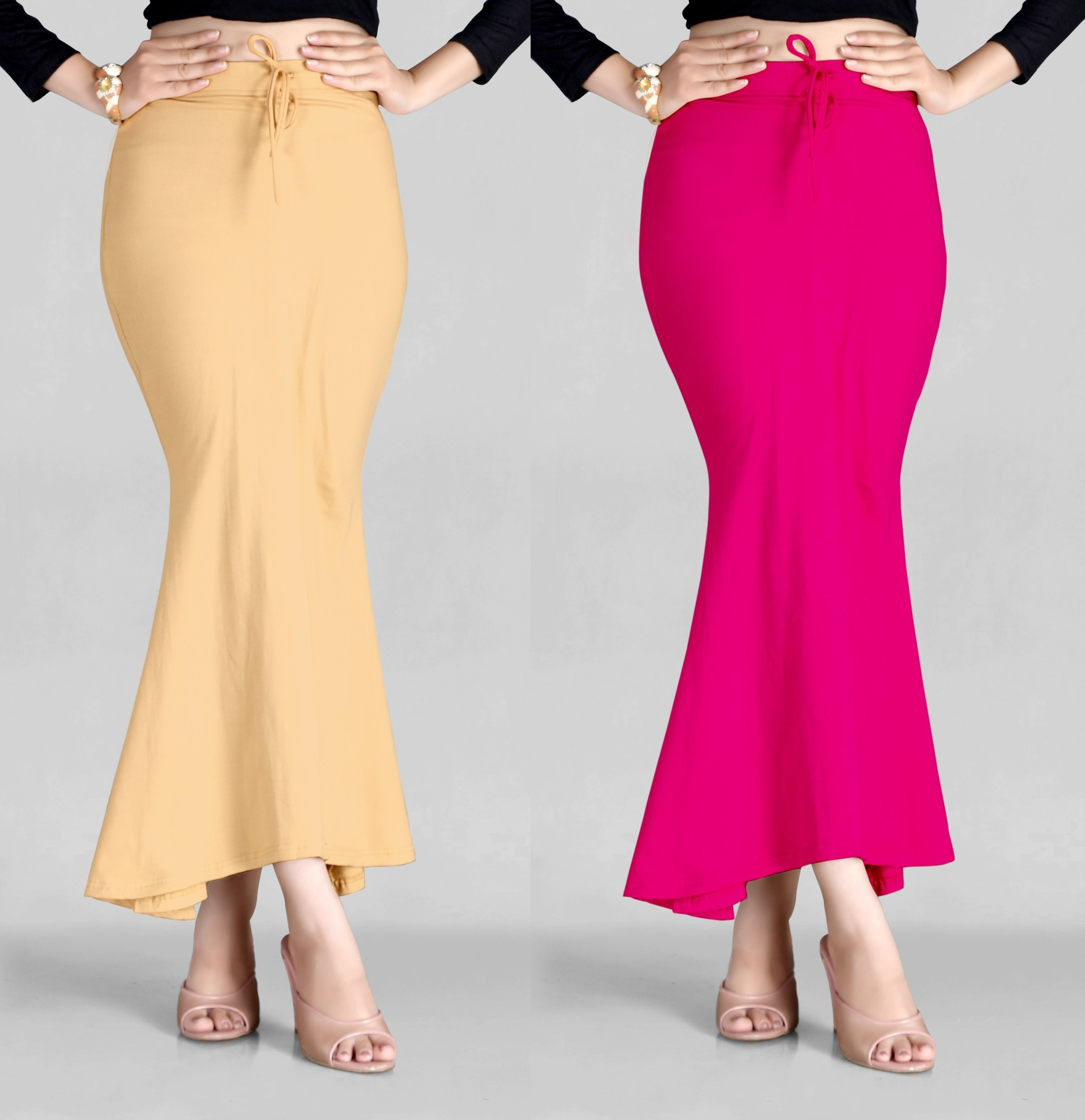 ALYNE BEIGE-COMBO-FISHTAIL-RANI-BEIGE Lycra Blend Petticoat-picture-18