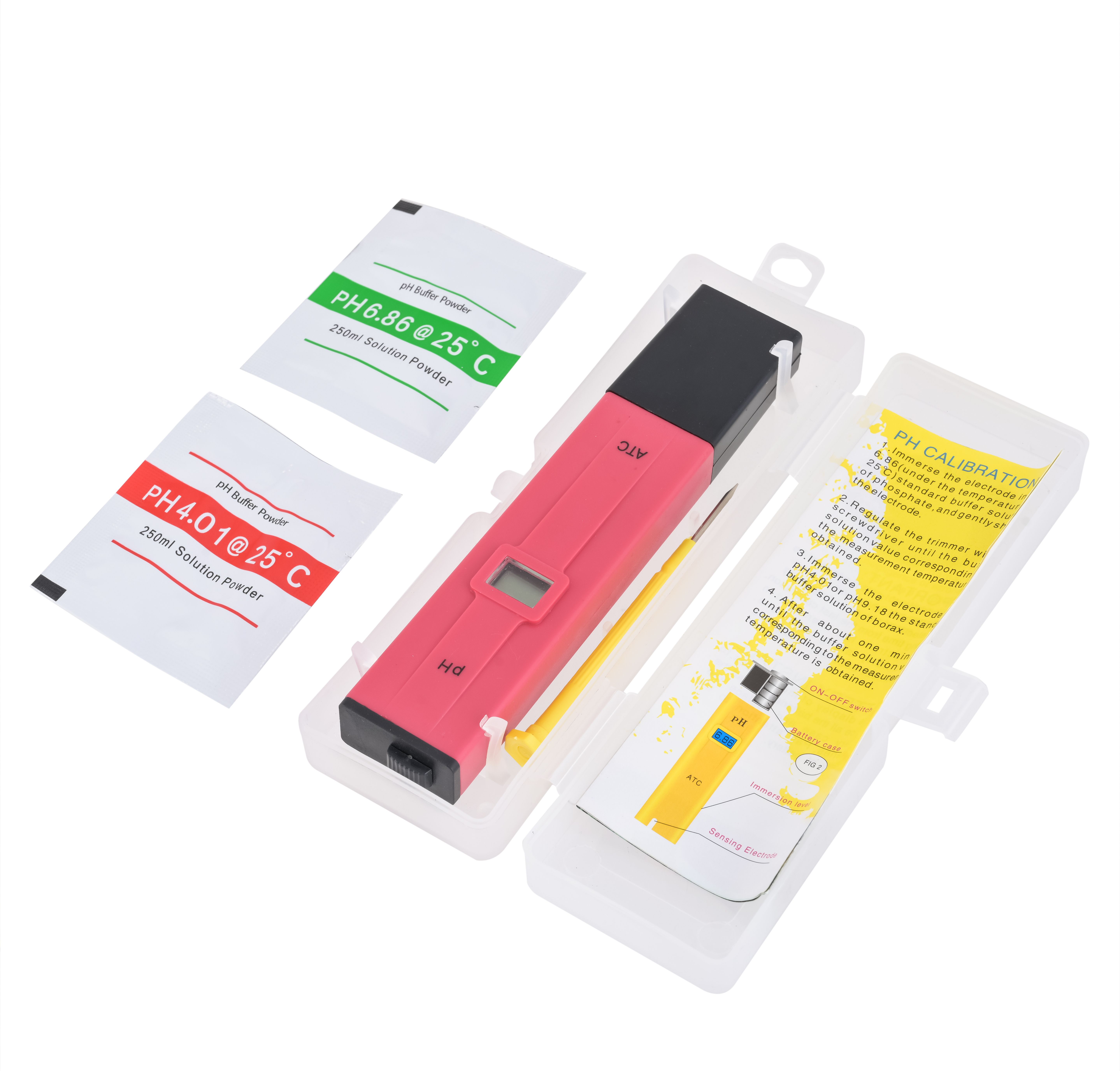 ampereus Red Normal ph meter pH Testers-picture-25