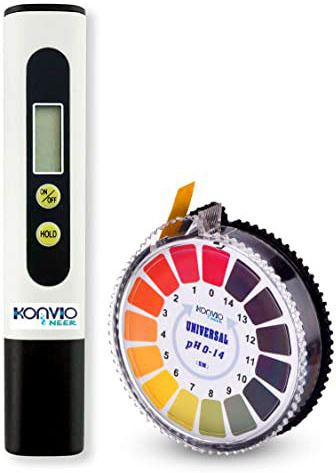 Total Dissolved Solids Meter with pH Universal Roll for Water Quality Testing Digital pH Meter