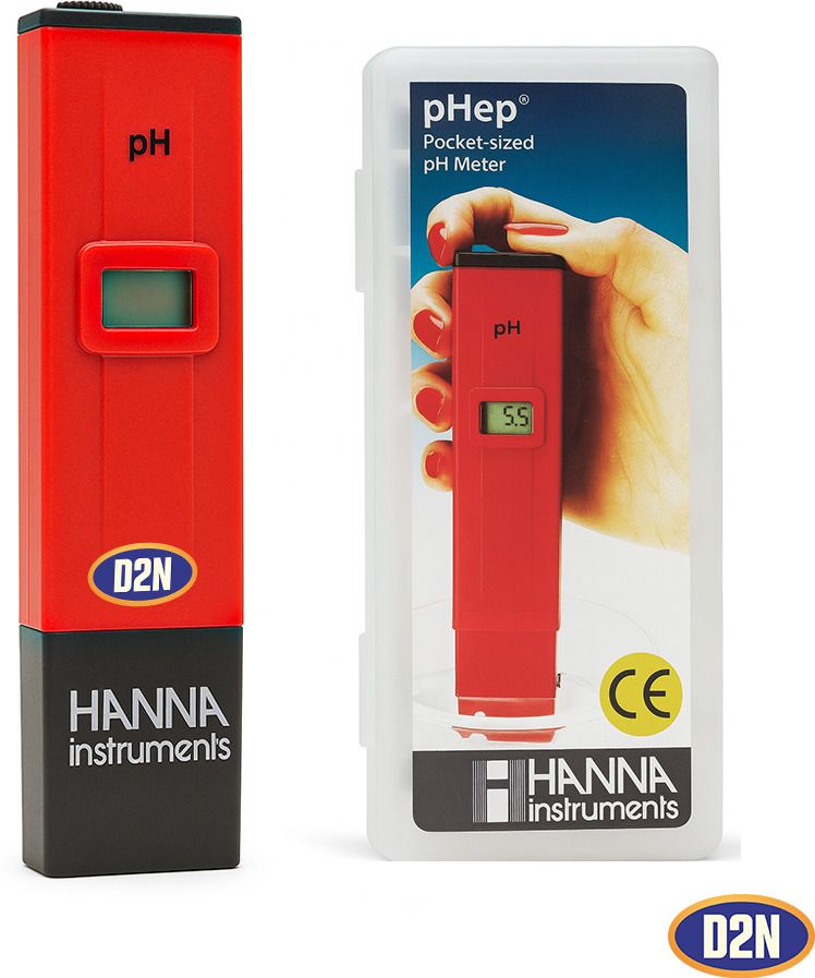 Hanna Digital Pocket pH Meter 0–14 Water-Soil-Aquarium & Hydroponics pH Tester 9 Digital pH Meter-image-42