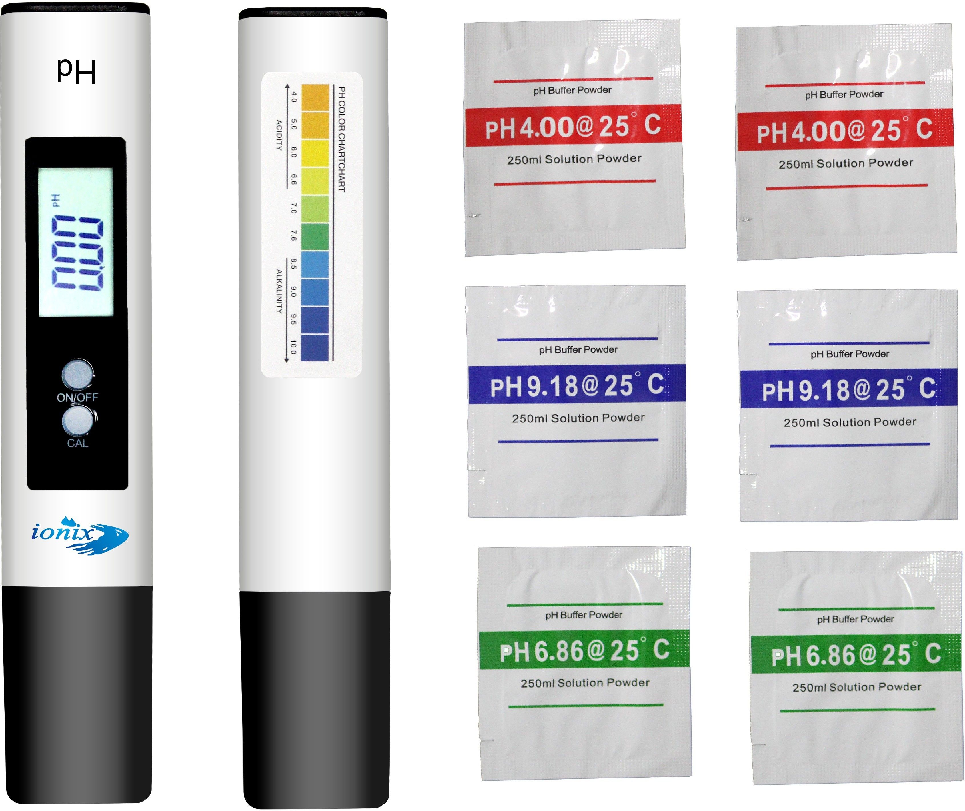 ionix Auto Callibration ph meter for water testing with 6 Ph buffers Digital pH Meter-picture-33