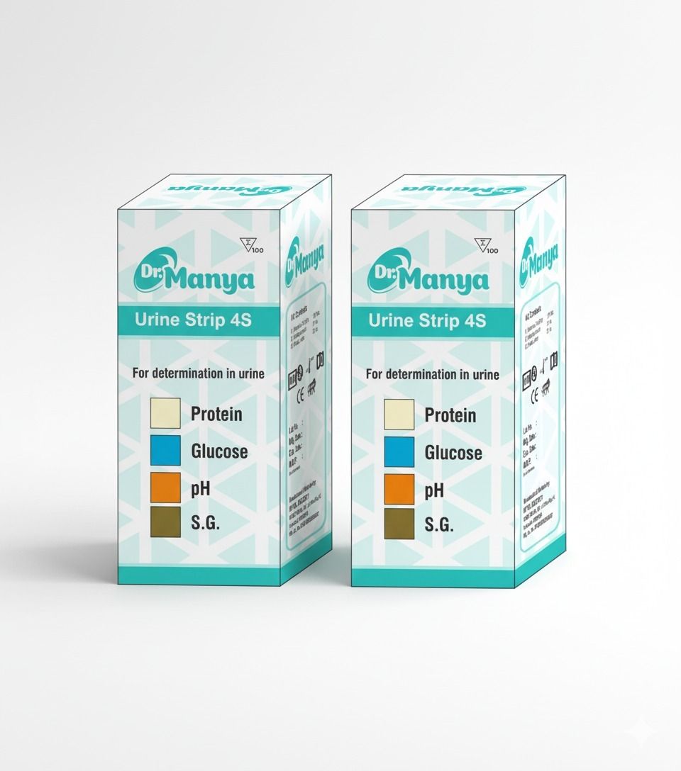 urine test strip 4s Tests Glucose Protein pH & Specific Gravity pack of 2 pH Indicators