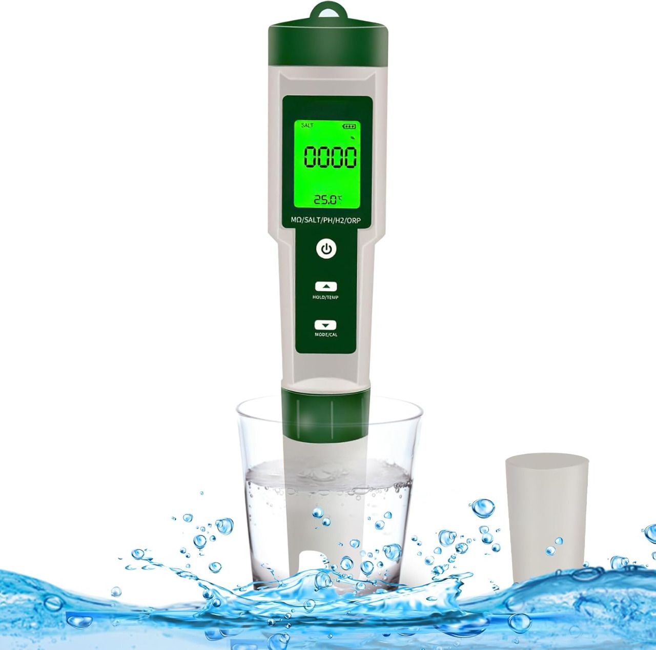 kerro PH Tester,10 in 1 PH/EC/TDS/Temp/S.G/ORP/Salt/H2/Fertile Test Digital TDS Meter pH Testers-picture-11