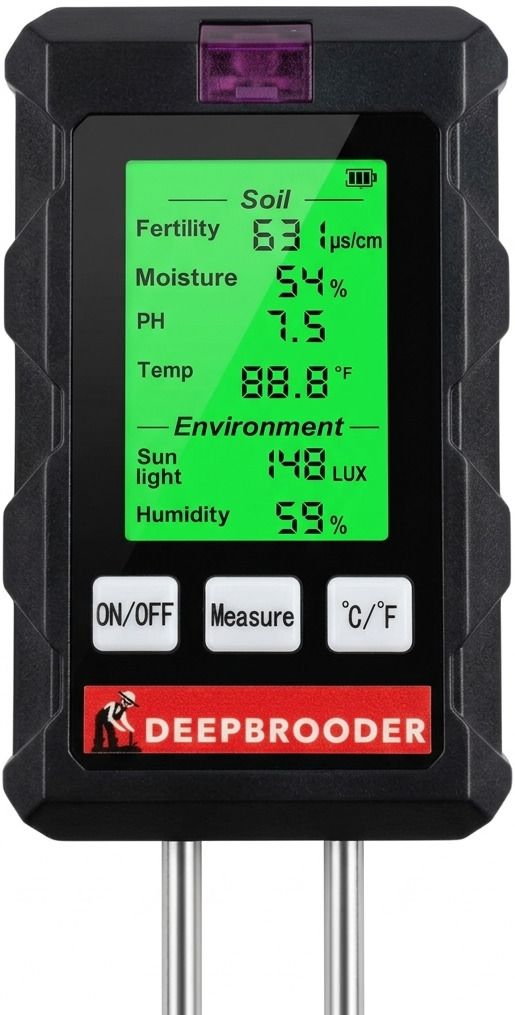 deepbrooder DB-ST-SIO 6-in-1 Multifunctional Soil PH Meter-picture-44