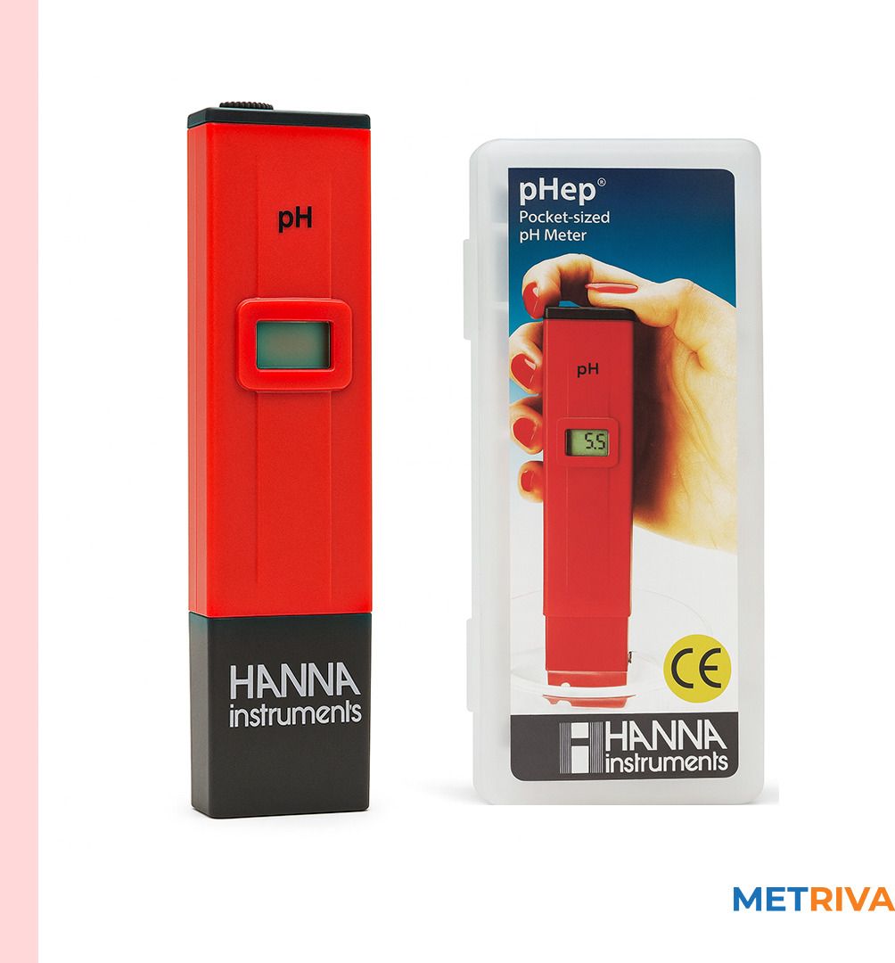 Hanna Digital Pocket pH Meter 0–14 Water-Soil-Aquarium & Hydroponic pH Tester 14 Digital pH Meter-image-28