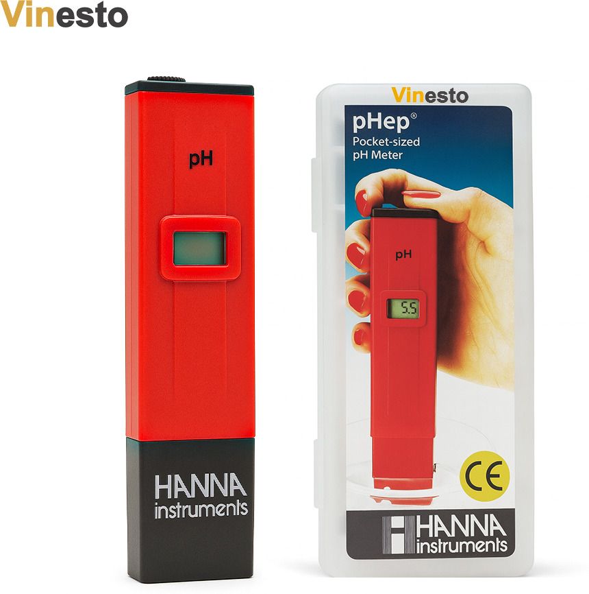 Hanna Digital Pocket pH-Meter 0–14 Water-Soil-Aquarium & Hydroponics pH Tester 1 Digital pH Meter