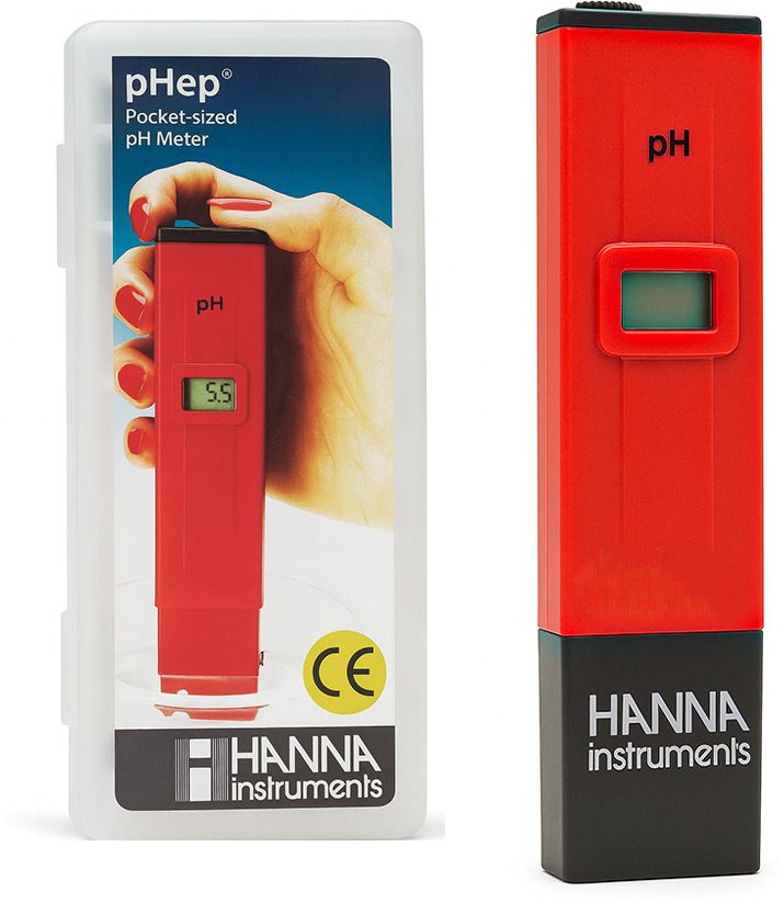 Hanna Digital Pocket pH Meter 0–14 Water-Soil-Aquarium & Hydroponic pH Tester Digital pH Meter-image-26