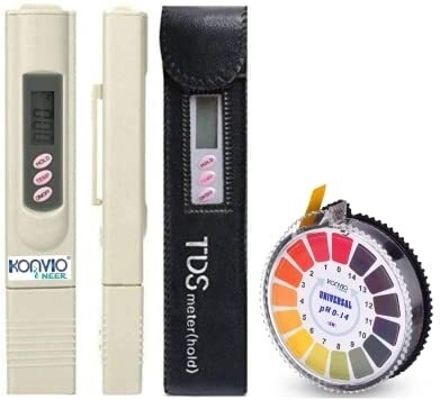 konvio neer Digital LCD TDS Meter With pH Universal Roll for Water Quality Digital pH Meter-picture-33
