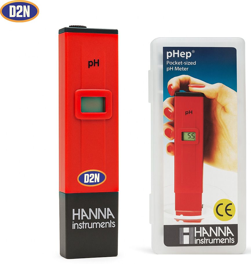 Hanna Digital Pocket pH Meter 0–14 Water-Soil-Aquarium & Hydroponics pH Tester 7 Digital pH Meter-image-33
