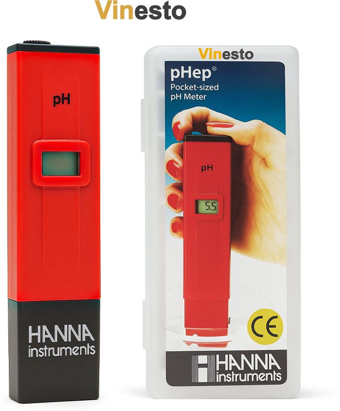 Hanna Digital Pocket pH-Meter 0–14 Water-Soil-Aquarium & Hydroponics pH Tester 5 Digital pH Meter