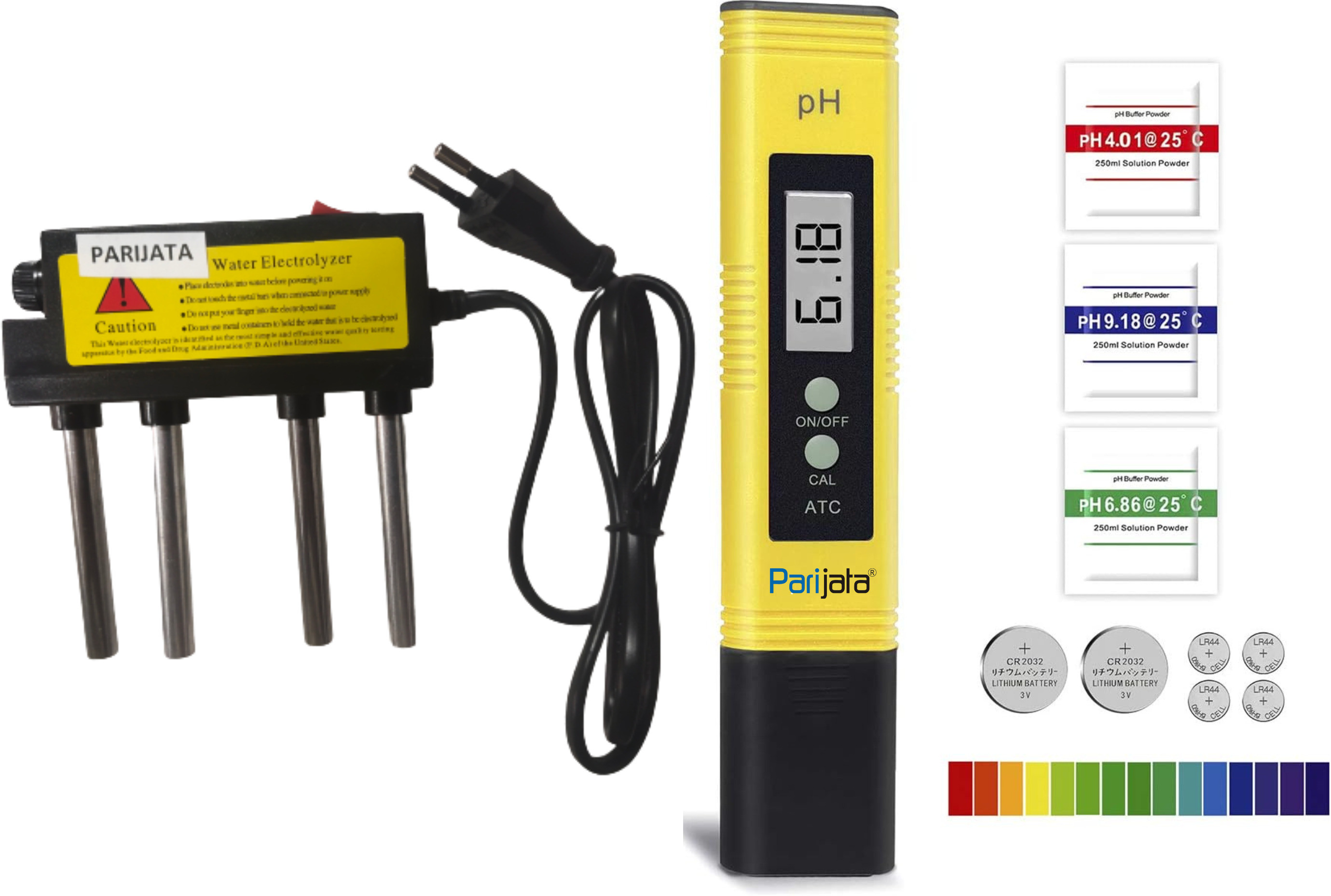parijata Digital PH Meter & Electrolyser combo for water testing for commercial use Digital pH Meter image 1