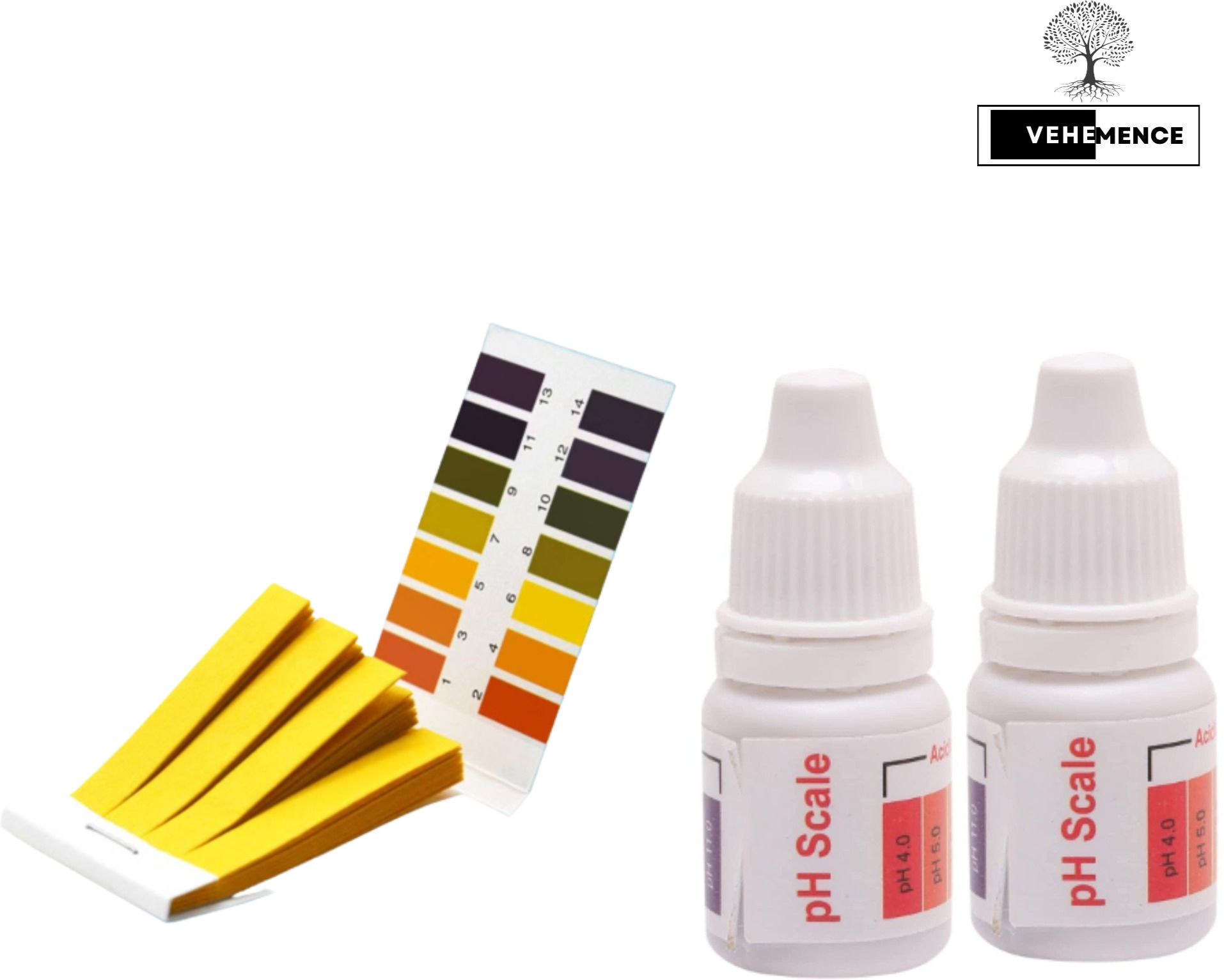 pH 1-14 Test Indicator Litmus pH Paper, 80 ph Strips with 2 ph drop pH Indicators-image-43
