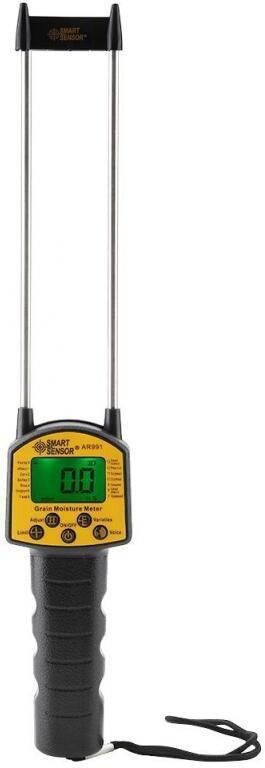 Smart Sensor AR991 Digital Grain Moisture Meter Humidity Tester Wheat Rice Corn pH Testers