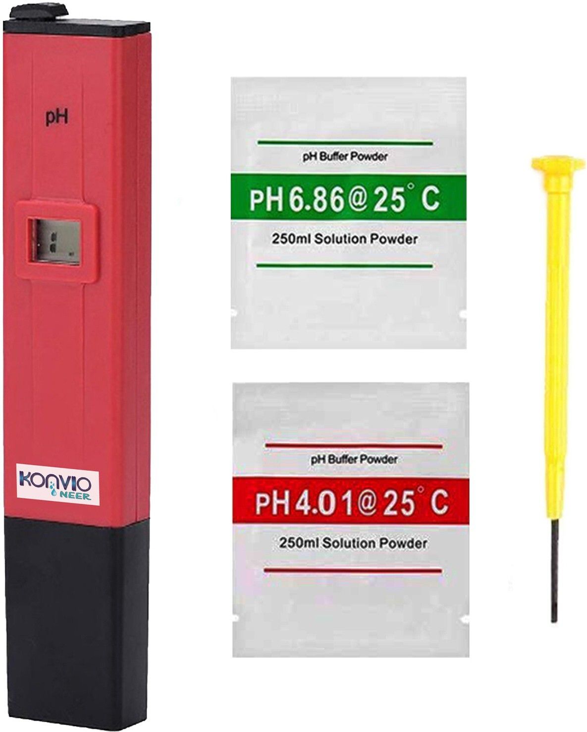 konvio neer Red Manual Digital pH Meter-picture-40