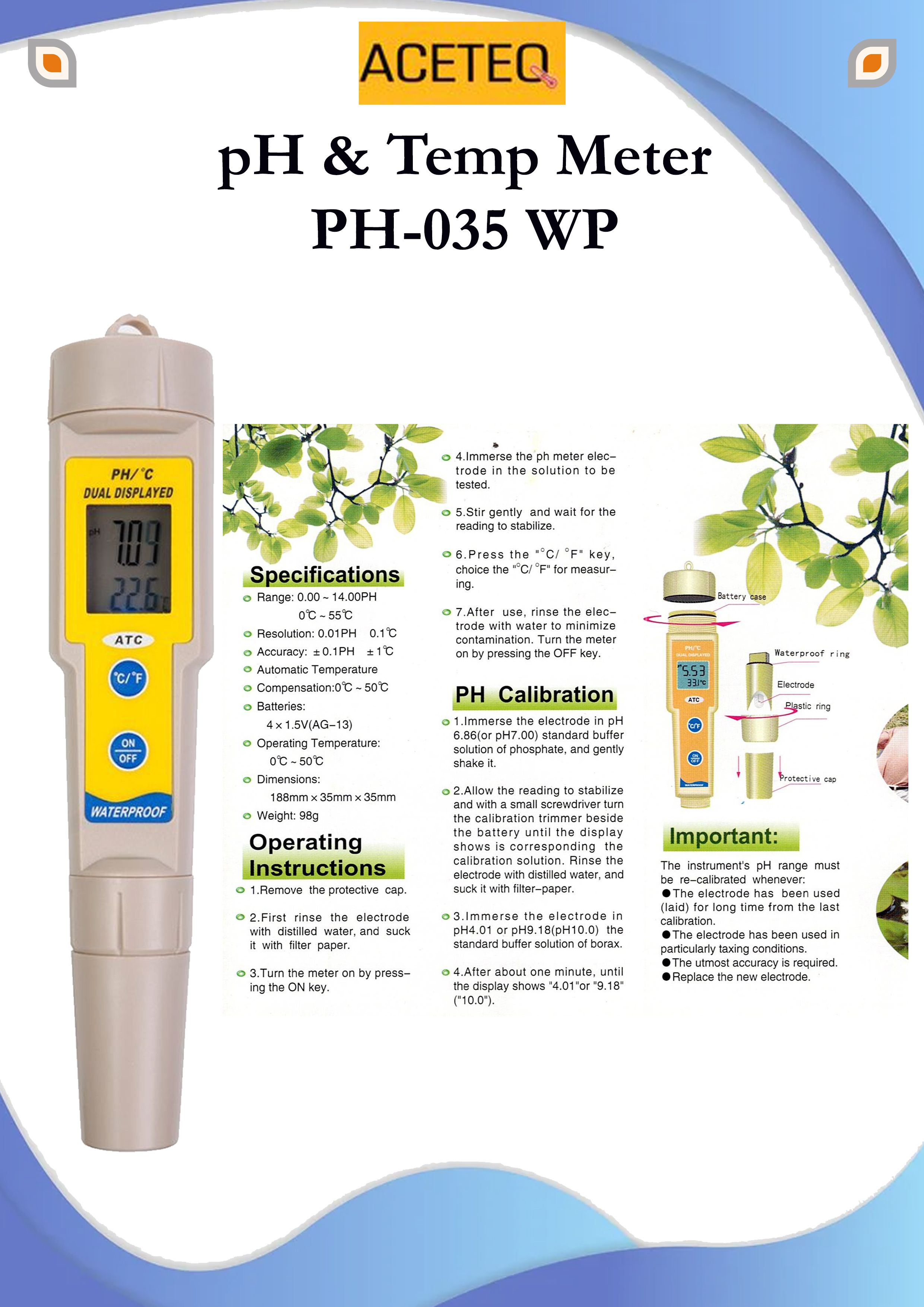 aceteq PH 035 Digital pH Meter-picture-12