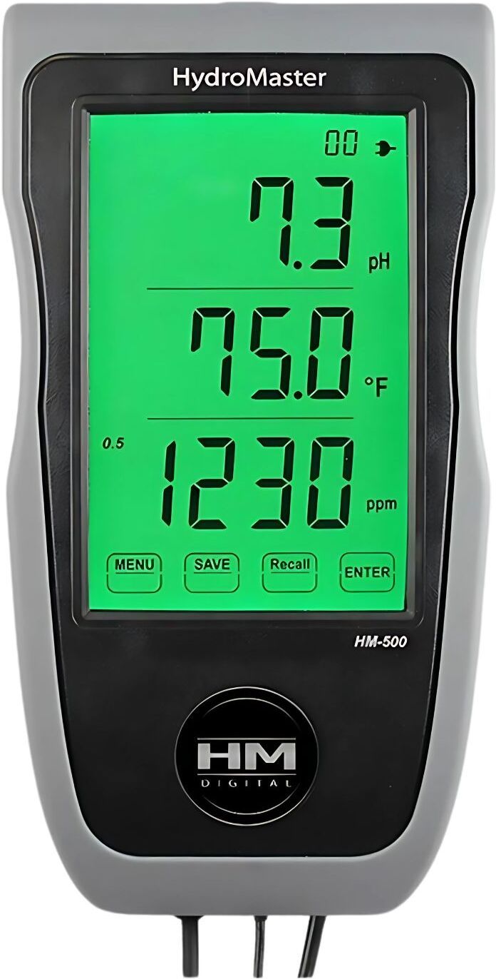 HM-500 Hydromaster Continuous pH/EC/TDS/Temp Monitor Range (0-14 ph) with Probes Digital pH Meter-image-7