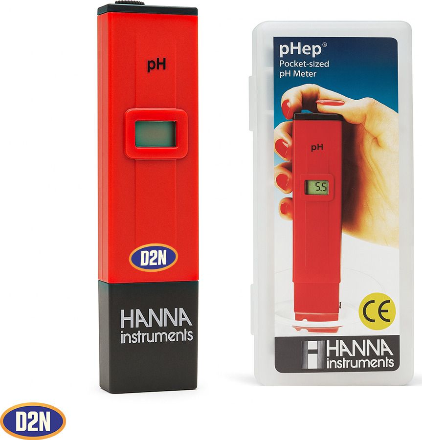 Hanna Digital Pocket pH Meter 0–14 Water-Soil-Aquarium & Hydroponics pH Tester10 Digital pH Meter-image-35