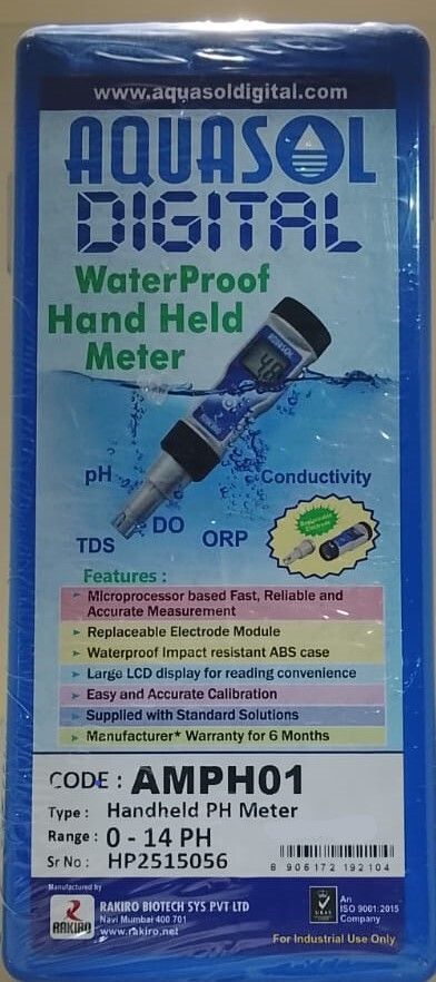 Aquasol 0.1 pH Polypropylene Hand pH Meter Digital pH Meter-picture-21