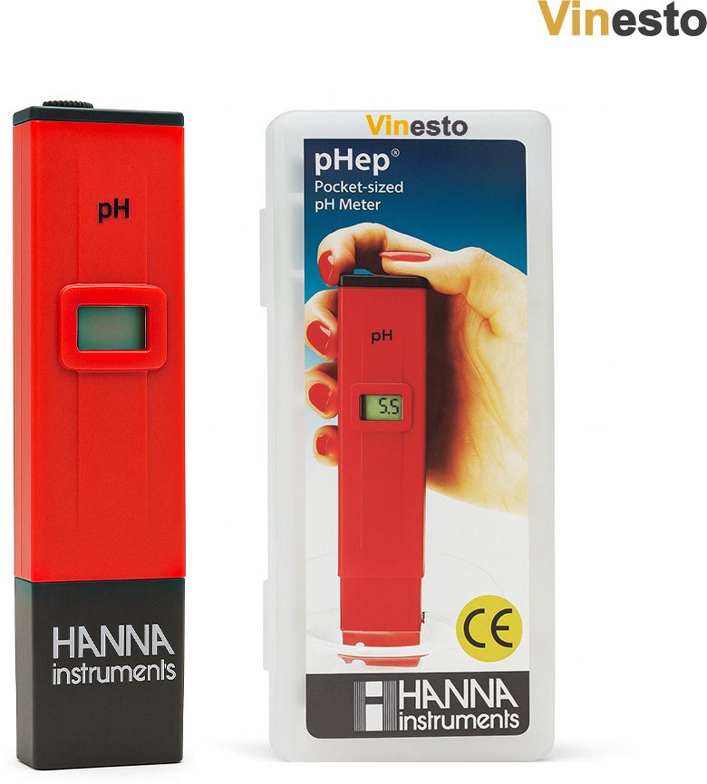 Hanna Digital Pocket pH-Meter 0–14 Water-Soil-Aquarium & Hydroponics pH-Tester 2 Digital pH Meter