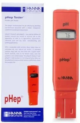 real instruments Hanna Digital pH Meter HI98107 Tester for Water, Aquarium, Pool & Laboratory Use Digital pH Meter-picture-22