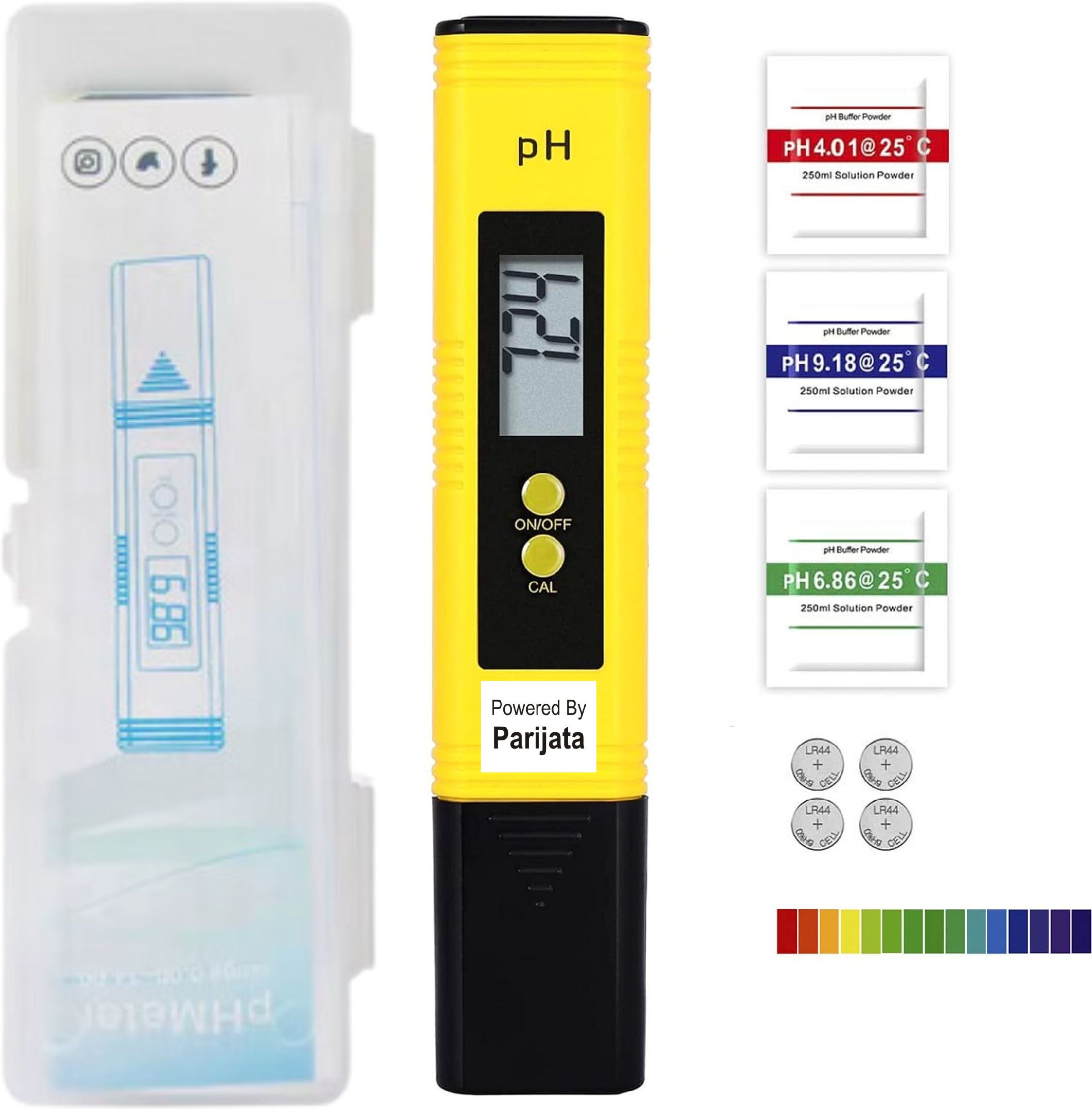 parijata Water PH Meter for Home/Lab use 0.0-14.00 PH Tester Digital pH Meter-picture-26