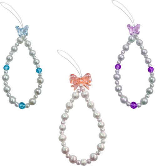 iCopertina Phone Charm Chain Strap Beads & Pearls for Girls Stylish OC-PACK OF C11-C15-C34 Phone Charm-image-15