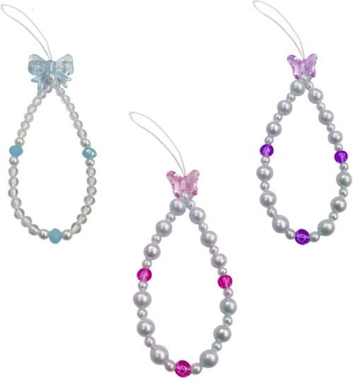 iCopertina Phone Charm Chain Strap Beads & Pearls for Girls Stylish OC-PACK OF C07-C15-C30 Phone Charm-image-23