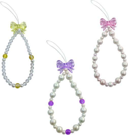 iCopertina Phone Charm Chain Strap Beads & Pearls for Girls Stylish OC-PACK OF C05-C14-C16 Phone Charm-image-45