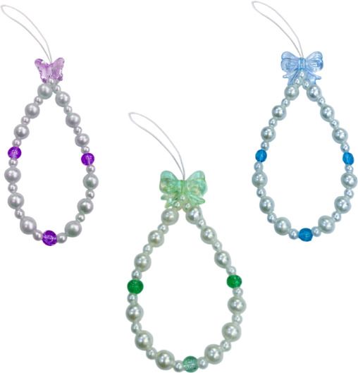 iCopertina Phone Charm Chain Strap Beads & Pearls for Girls Stylish OC-PACK OF C15-C22-C28 Phone Charm-image-36