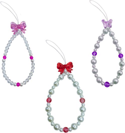 iCopertina Phone Charm Chain Strap Beads & Pearls for Girls Stylish OC-PACK OF C04-C15-C27 Phone Charm-image-30