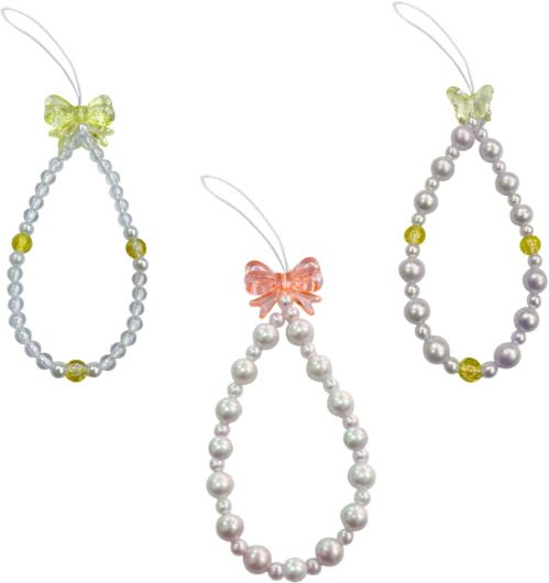 iCopertina Phone Charm Chain Strap Beads & Pearls for Girls Stylish OC-PACK OF C05-C17-C34 Phone Charm-image-24