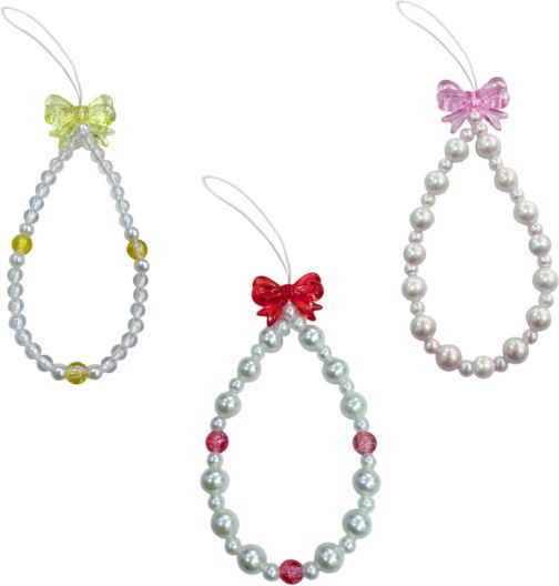 iCopertina Phone Charm Chain Strap Beads & Pearls for Girls Stylish OC-PACK OF C05-C14-C27 Phone Charm-image-49