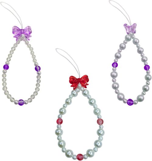 iCopertina Phone Charm Chain Strap Beads & Pearls for Girls Stylish OC-PACK OF C08-C15-C27 Phone Charm-image-18