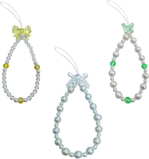 iCopertina Phone Charm Chain Strap Beads & Pearls for Girls Stylish OC-PACK OF C05-C1C29 Phone Charm-image-47